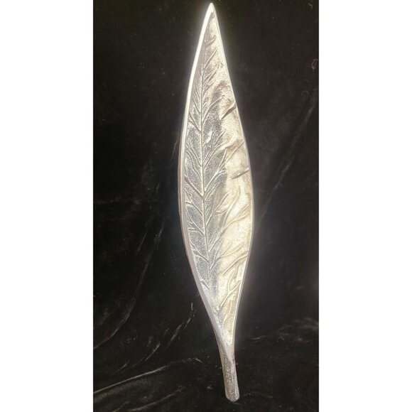 Martha Stewart Pewter Leaf Dish - Picture 2 of 10